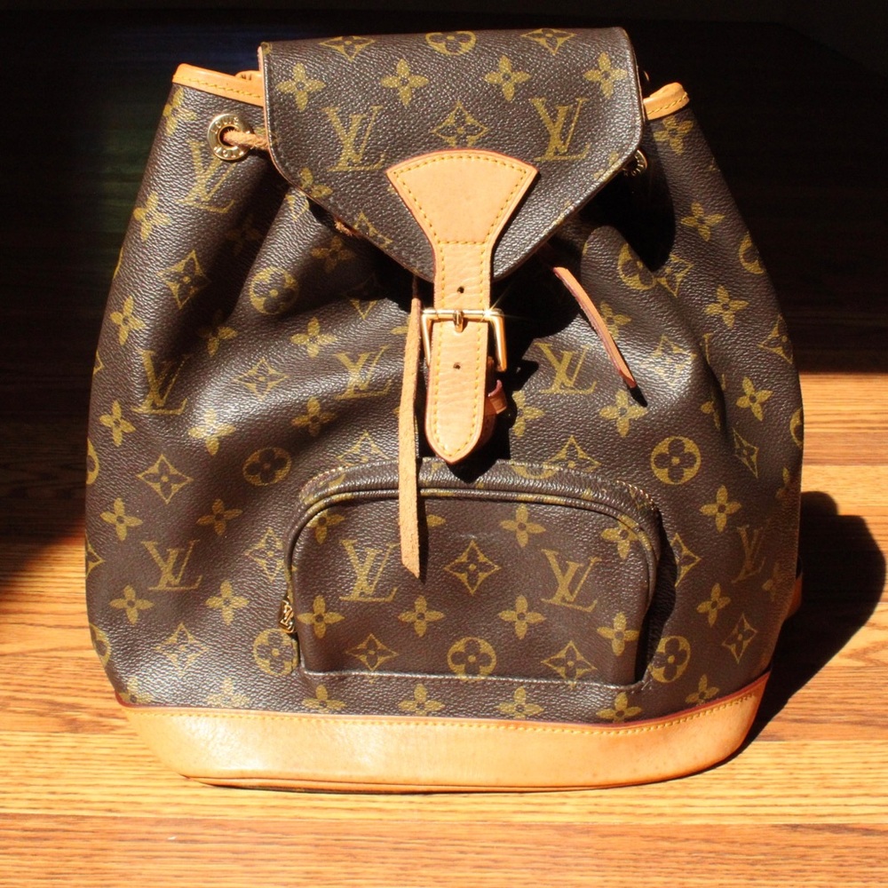 Vintage 2001 Louis Vuitton Monogram Canvas Backpack